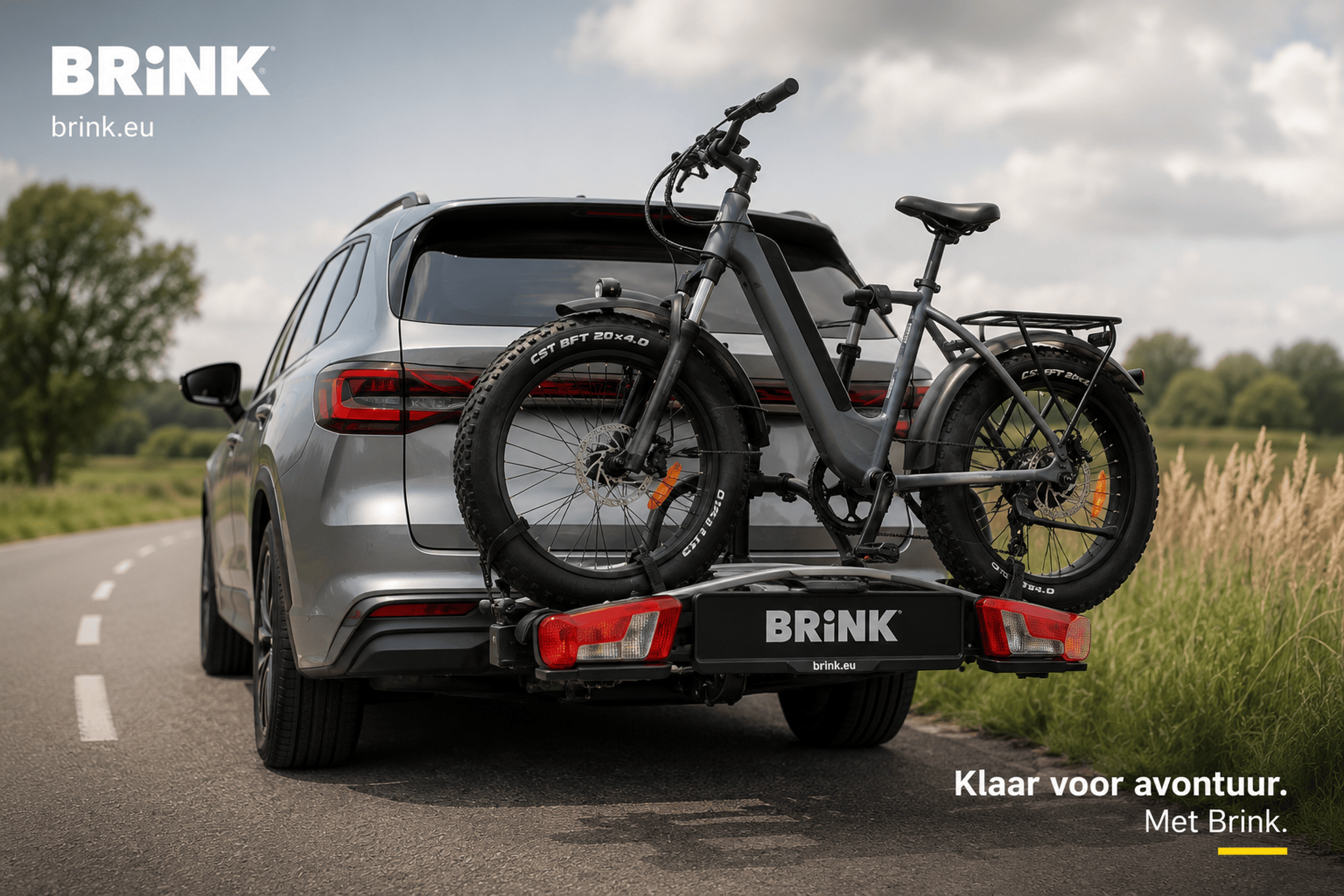 fatbike op je trekhaak - brink